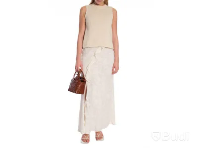 Burnout maxi skirt Neo Noir, off-white, stl. 38