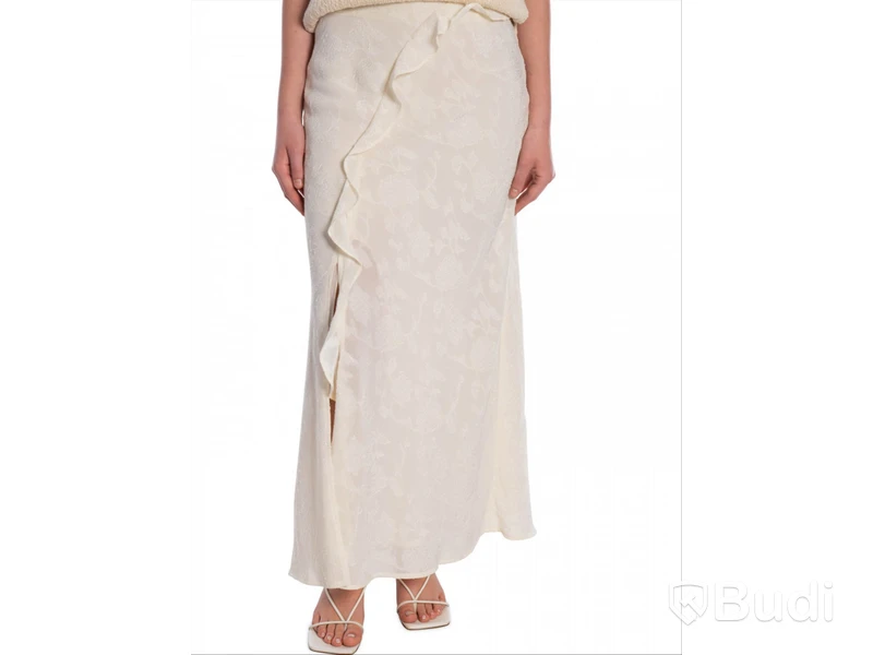 Burnout maxi skirt Neo Noir, off-white, stl. 38