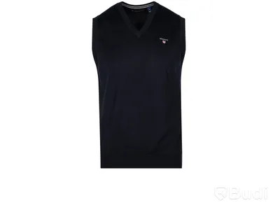 Slipover Gant, classic cotton slipover, mörk blå, stl. XXXL