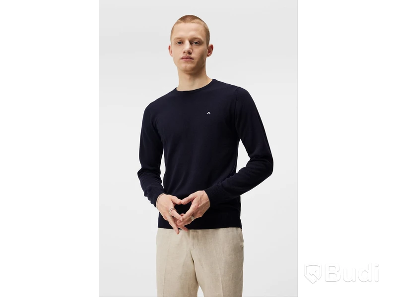 Tröja J.Linderberg, Lyre True Merino, mörkblå, stl. XXL