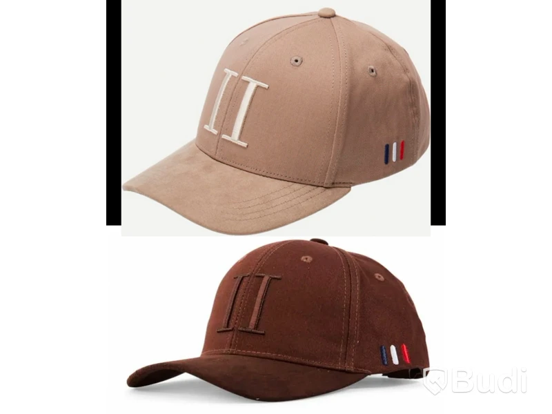 2 st. Keps Baseball Cap Suede Les Duex ivory/beige/brun, stl. one size