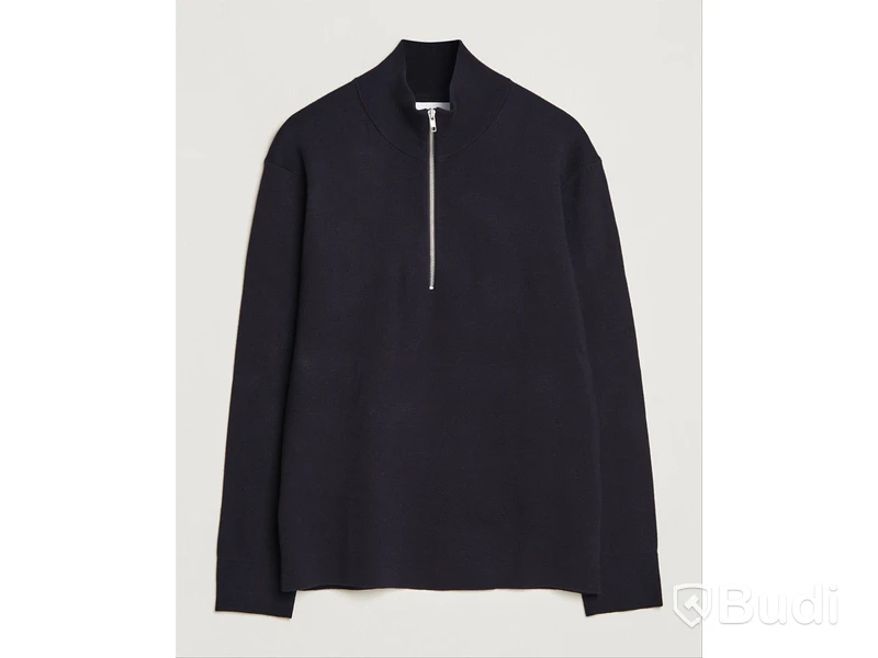 Tröja Harald Half zip 6530 NN.07, deep navy, stl. XXL