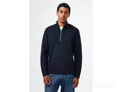 Tröja Harald Half zip 6530 NN.07, deep navy, stl. XXL