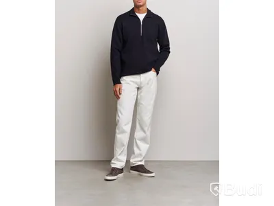Tröja Harald Half zip 6530 NN.07, deep navy, stl. XXL