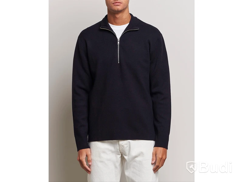Tröja Harald Half zip 6530 NN.07, deep navy, stl. XXL