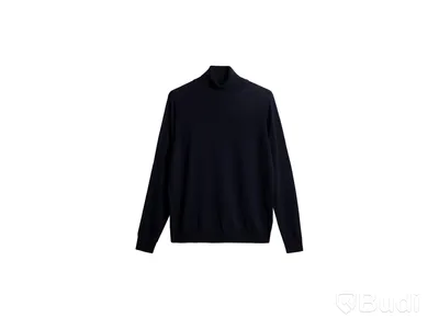 Polotröja Turtleneck i Merino ull J.Lindeberg, mörkblå, stl. S