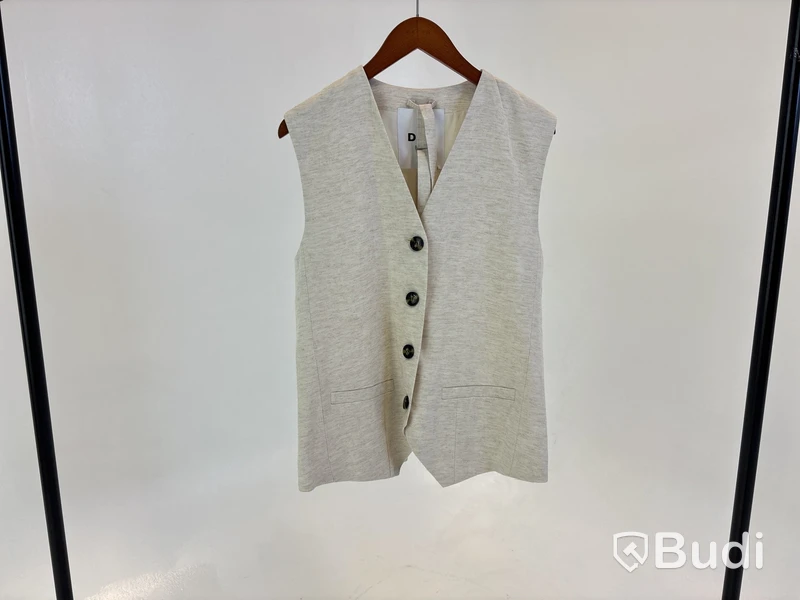Väst Palmer Day Birger et Mikkelsen, off white/grå, stl. 36