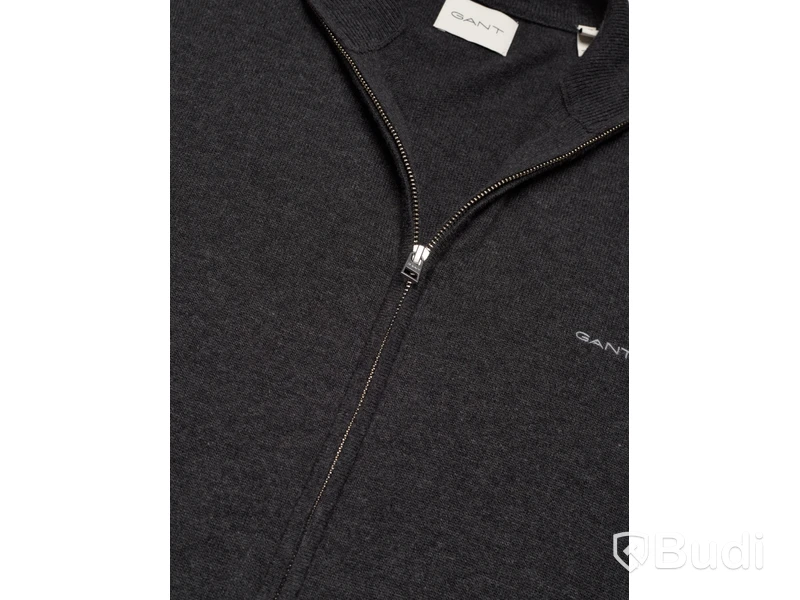 Tröja, Gant extrafine lambswool zip cardigan, Stl XXXL