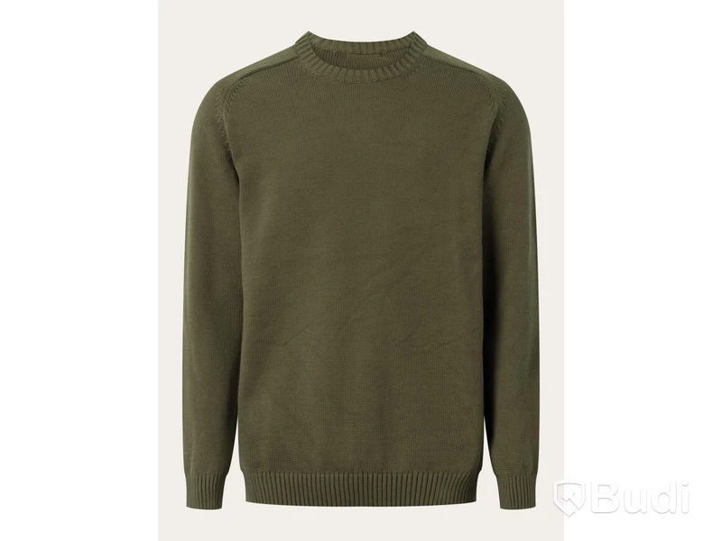 Tröja, KnowledgeCotton Apparel, Plain knitted crewneck. Stl. XXL