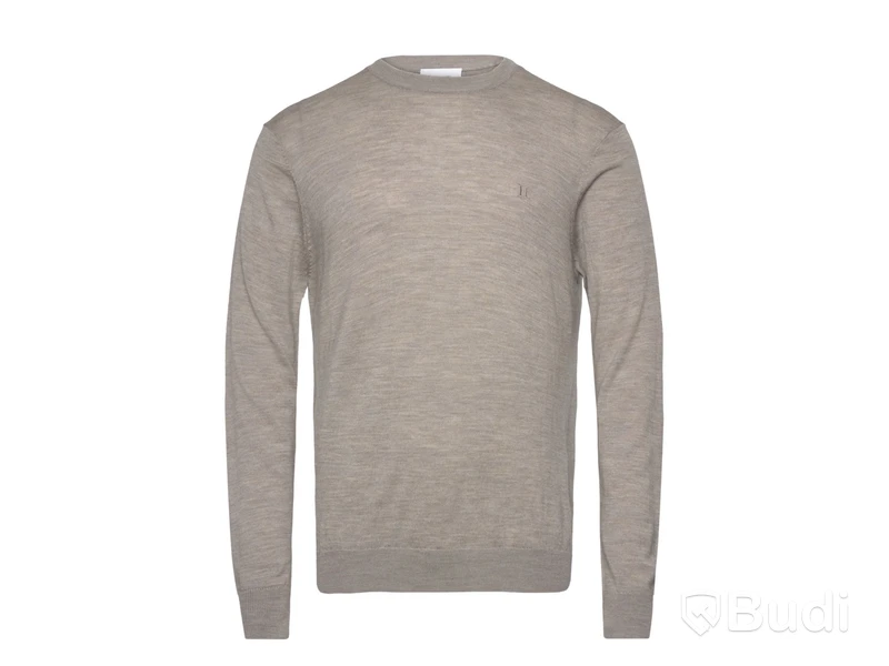 Stickad tröja Les Deux, Greyson merinoull, sand/beige, stl. XXL