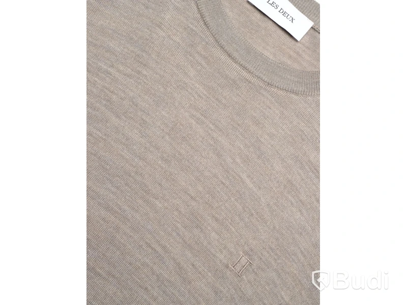Tröja merinoull Greyson Les Deux sand/beige, stl. XXL