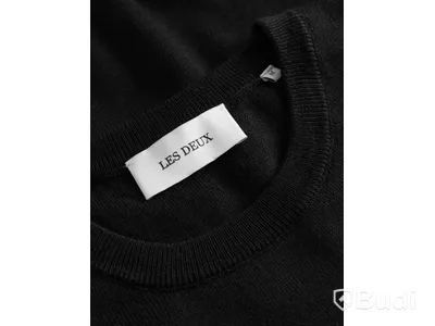 Tröja Les Deux, Greyson Merino knit, svart, stl. XXL
