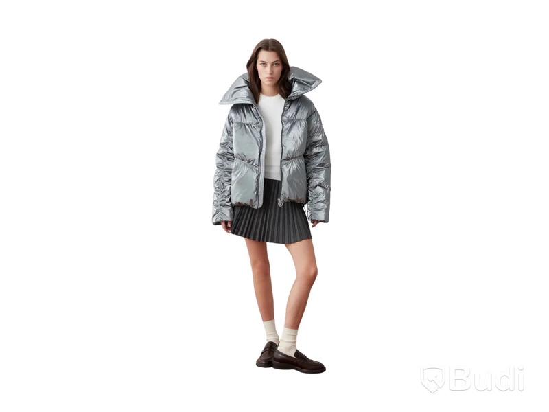 Jacka Colmar, Ladies Down Jacket, silver, stl. 44