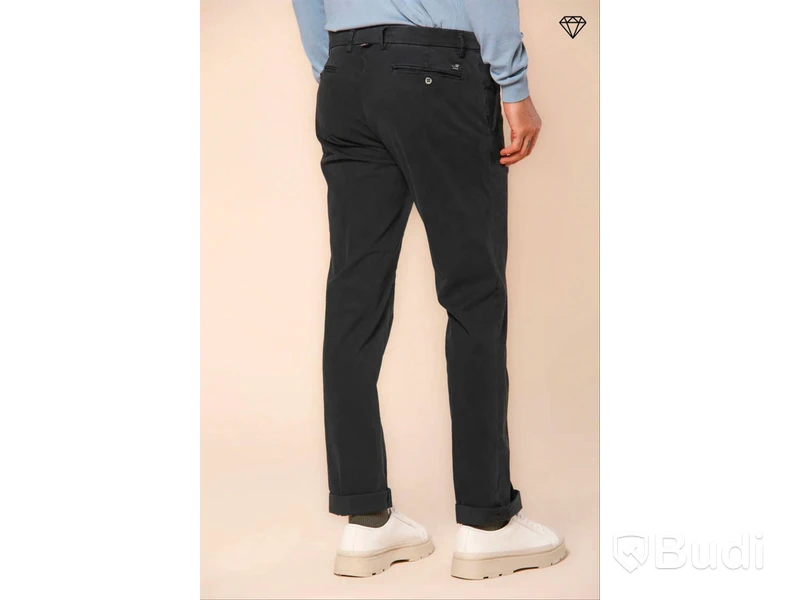 Byxor Masons, New York trousers, svart, extra slim, stl. 56