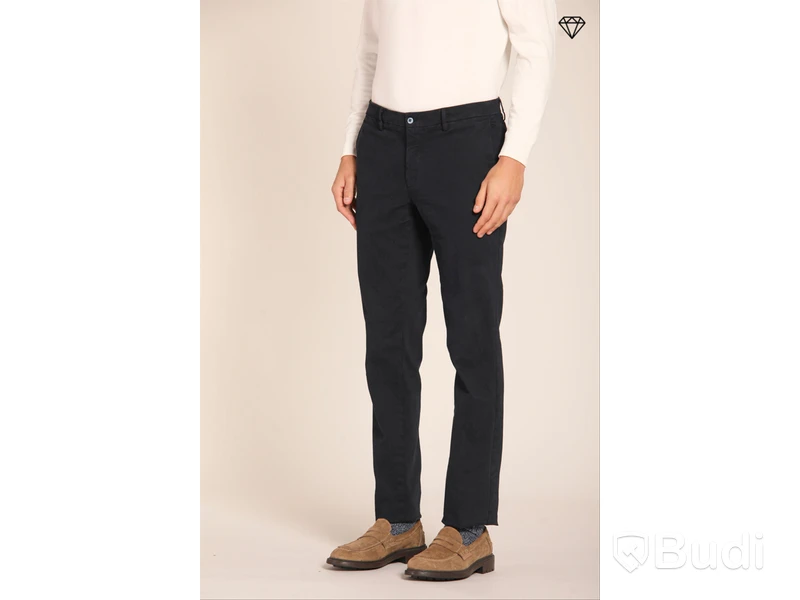 Byxor Masons, New York trousers, svart, extra slim, stl. 56
