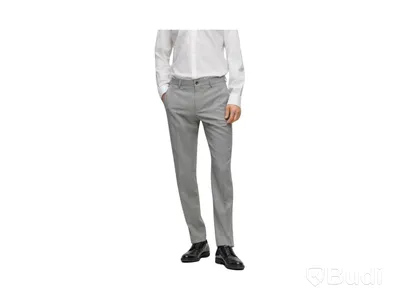 Kostymbyxor Trousers Boss, H-Genius 224, silver, stl. 48
