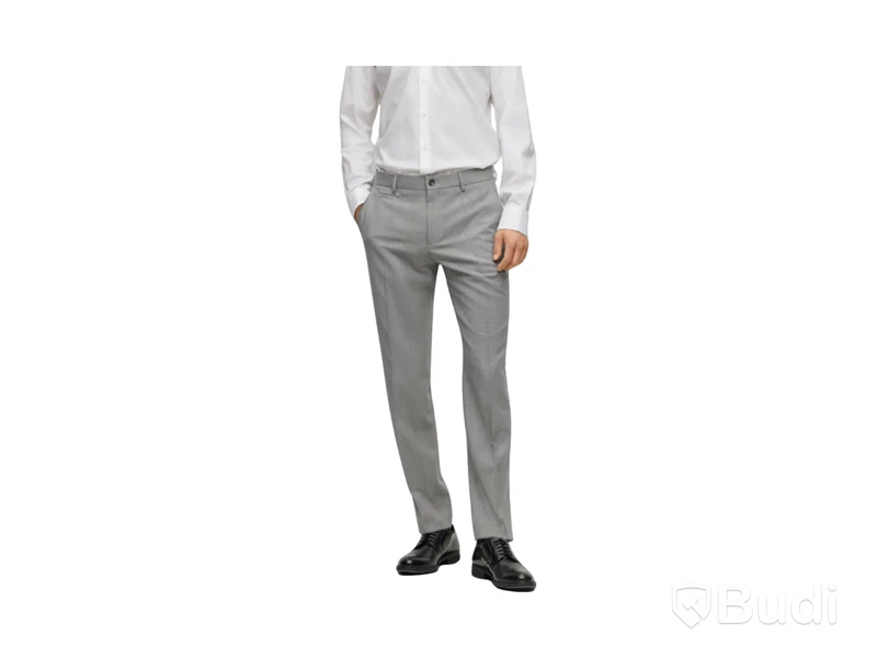 Kostymbyxor Trousers Boss, H-Genius 224, silver, stl. 48