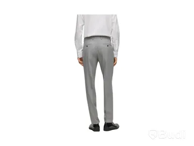Kostymbyxor Trousers Boss, H-Genius 224, silver, stl. 48