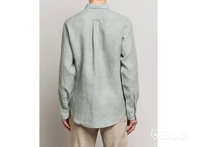 Skjorta Gant, Regular Linen Shirt, kalamata green/grön, stl. XXL