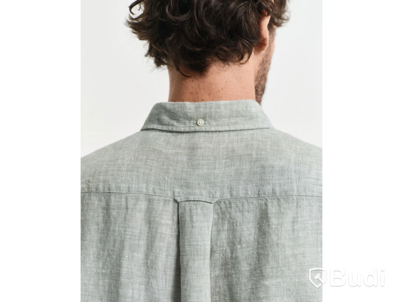 Skjorta Gant, Regular Linen Shirt, Kalamata grön, stl. XXL