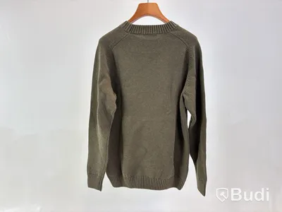 Tröja Knowledge cotton apparel, stl. S, Plain knitted crewneck