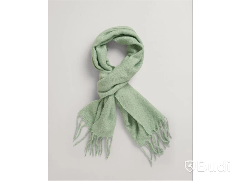 Halsduk Gant, D2. Mohair Scarf Eucalyptus green