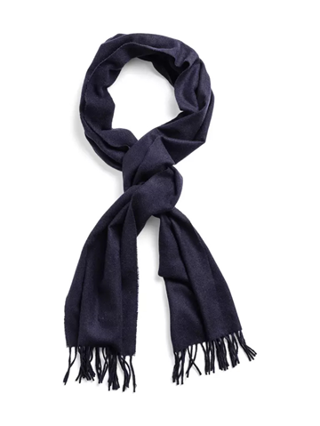 (NY) Halsduk, Gant Cashmere scarf, navy