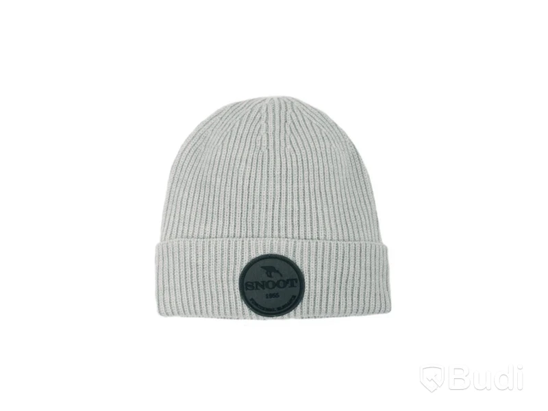 2 st. Mössor, Snoot, Merino wool beanie, fog