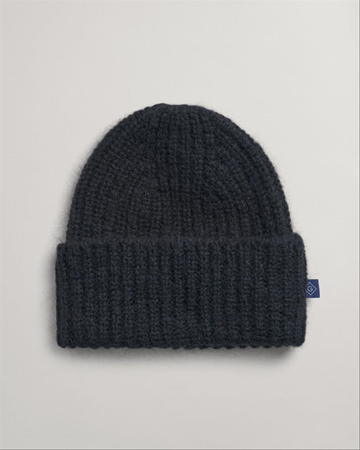 (NY) Mössa Gant Mohair beanie, svart