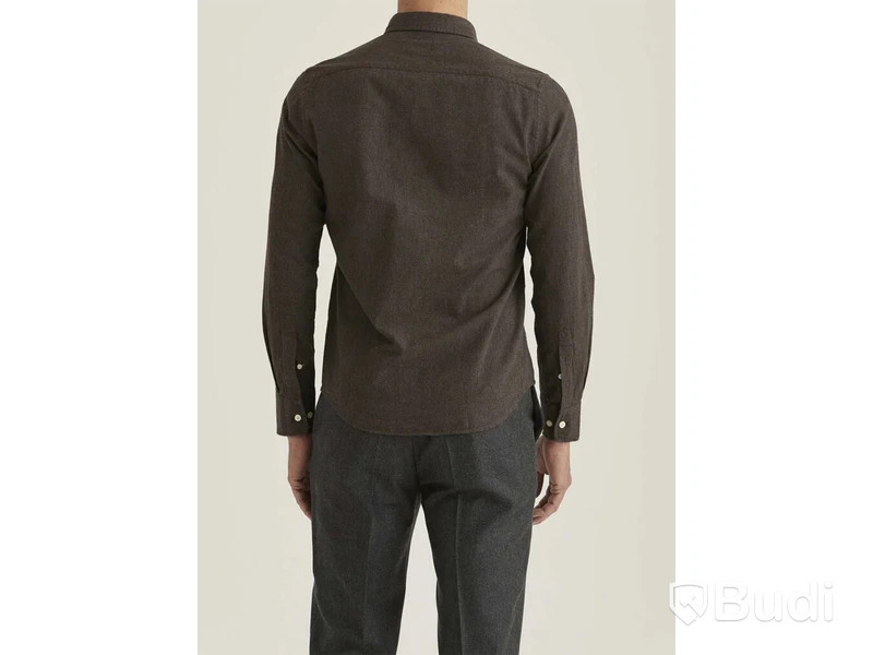 Skjorta Morris, Watts flannel shirt slim fit, stl. S, herr