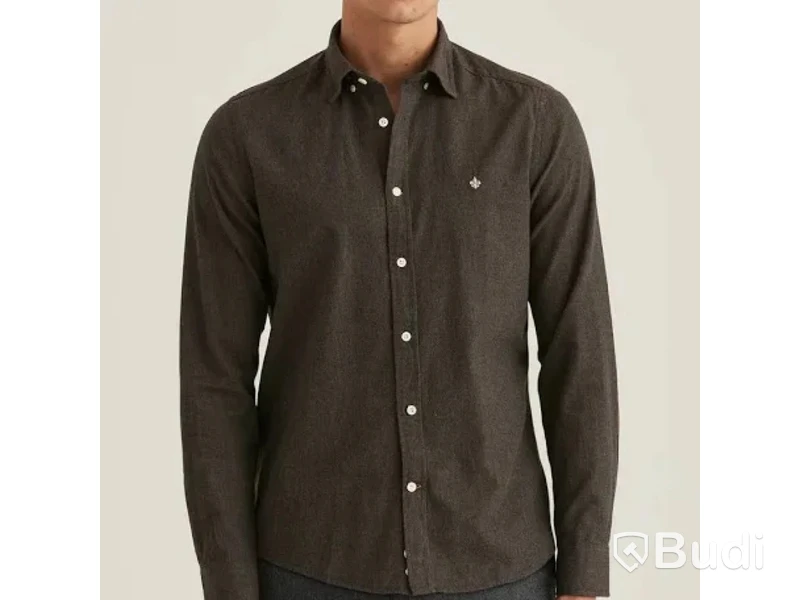 Skjorta Morris, Watts flannel shirt slim fit, stl. S, herr