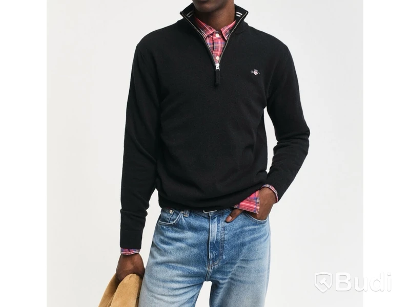 Tröja Gant, superfine lambswool half zip, stl. XL, herr