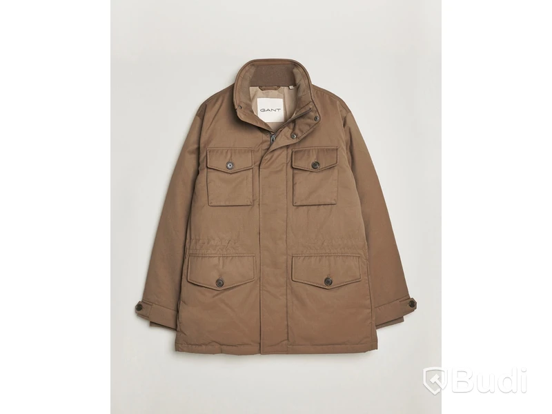 Vinterjacka Gant, Padded flannel field jacket, stl. L, herr