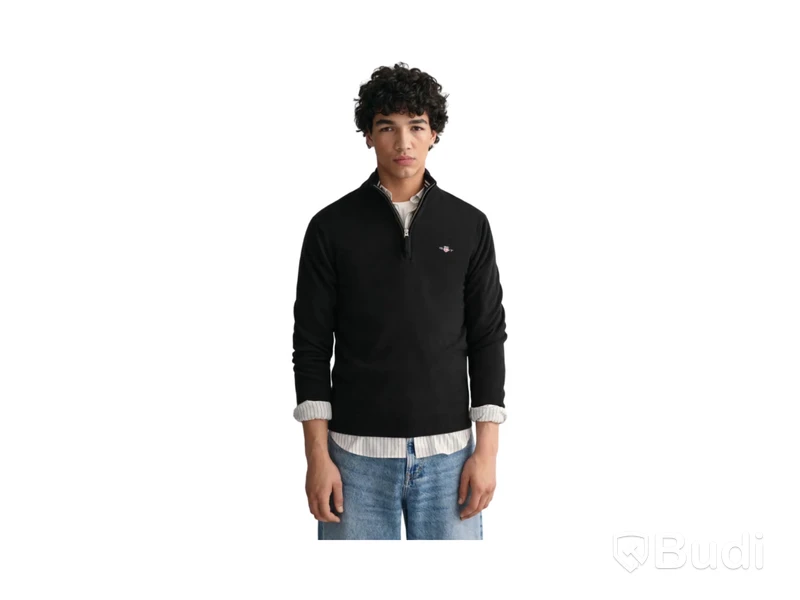 Tröja Gant, Superfine Lambswool Half Zip, stl. XXL, herr