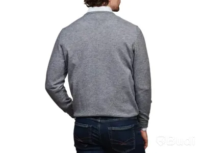 Tröja Hansen & Jacob, Geelong v-neck sweater, stl. XXL, herr