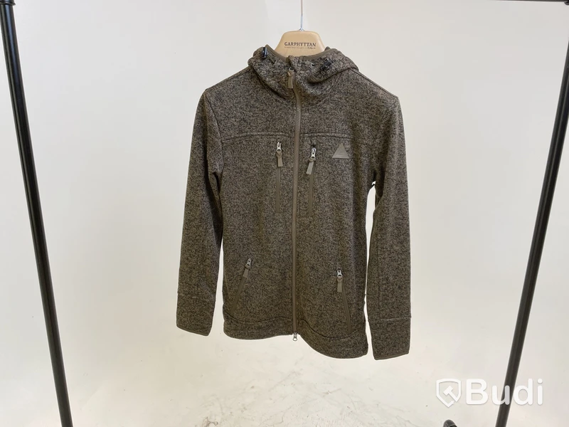 Zip-tröja Garphyttan brunspräcklig, stl. XS