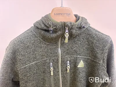 Zip-tröja Garphyttan grönspräcklig, stl. M