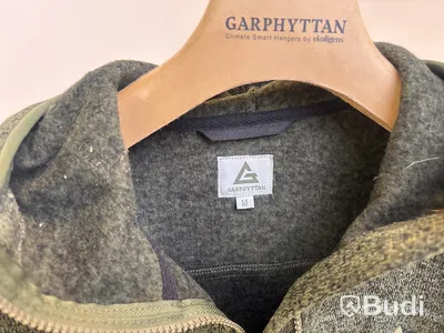 Zip-tröja Garphyttan grönspräcklig, stl. M