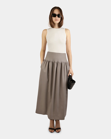 (NY) Kjol Nathalie Schuterman, Cora Skirt Grey, stl. 36
