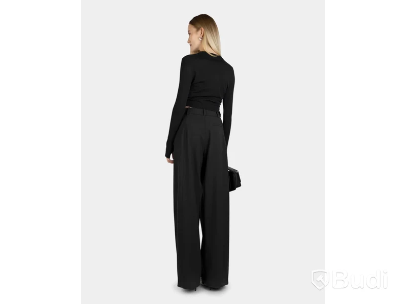 Top Nathalie Schuterman, Ellen Cropped Sweater Black, svart, stl. 34