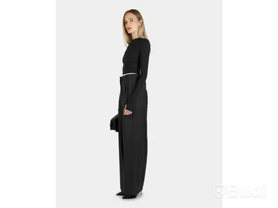 Top Nathalie Schuterman, Ellen Cropped Sweater Black, svart, stl. 34