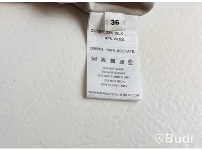 Kjol Nathalie Schuterman, grå/beige, stl. 36