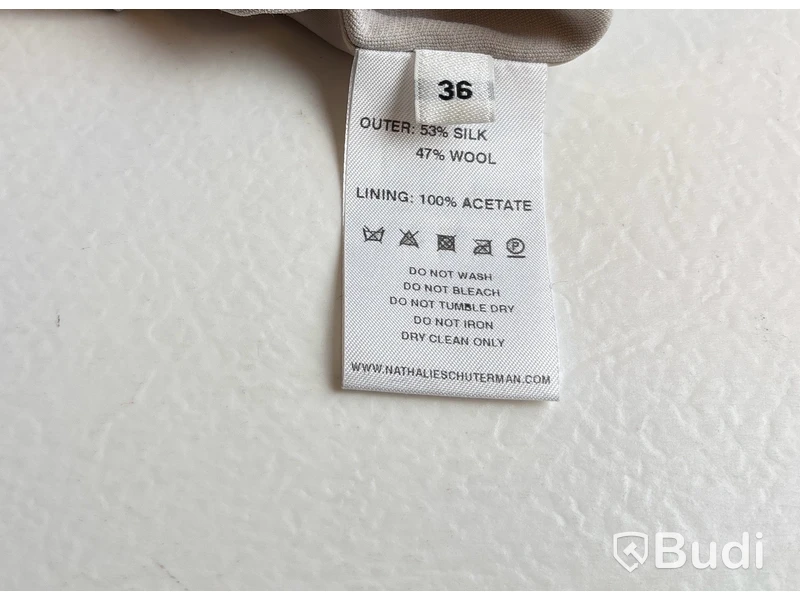 Kjol Nathalie Schuterman, grå/beige, stl. 36