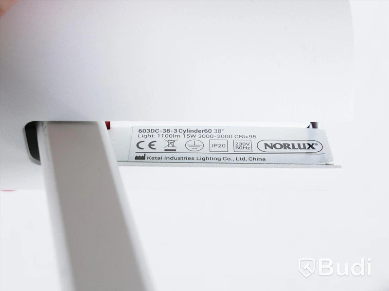 21 st Spotlights - Norlux Cylinder 60, mattvit, totalt ord. pris ink. moms: ca 31 500 kr