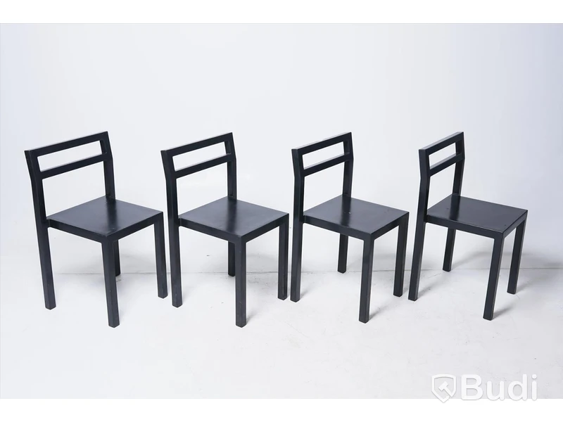 4 st Stolar - Källemo NON stol, svart, totalt ord. pris ink. moms: ca: 16 000 kr. OBS! tecken på användning, se bilder för exempel.