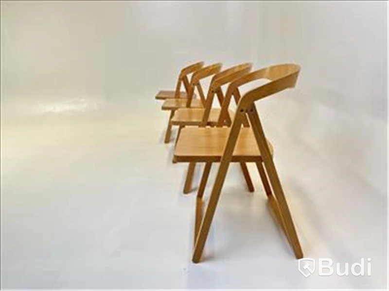 4 st. Fällbara stolar Zilio A&C, Patan, Design Tomoko Azumi, 2011