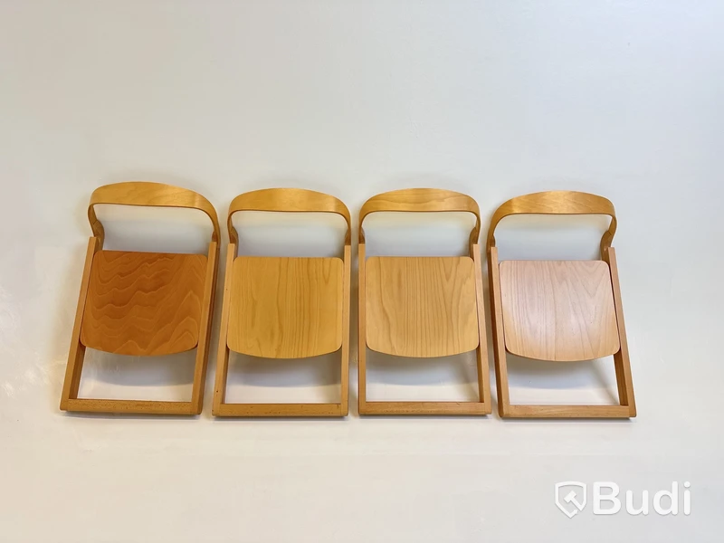 4 st. Fällbara stolar Zilio A&C, Patan, Design Tomoko Azumi, 2011