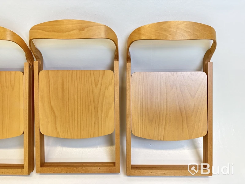 4 st. Fällbara stolar Zilio A&C, Patan, Design Tomoko Azumi, 2011