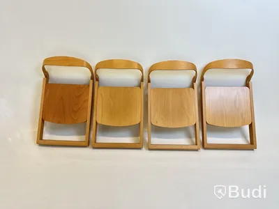 4 st. Fällbara stolar Zilio A&C, Patan, Design Tomoko Azumi, 2011