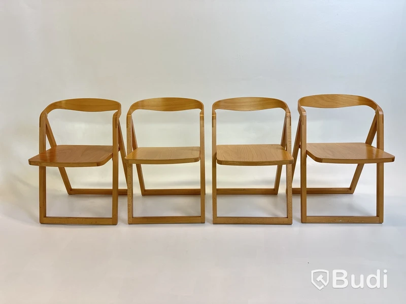 4 st. Fällbara stolar Zilio A&C, Patan, Design Tomoko Azumi, 2011